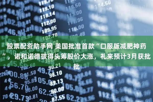 股票配资助手网 美国批准首款“口服版减肥神药”，诺和诺德拔得头筹股价大涨，礼来预计3月获批